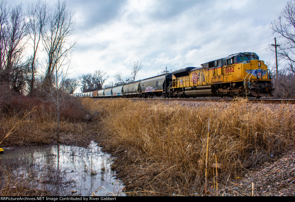 Westbound UP MASHN Rear DPU at Coronado